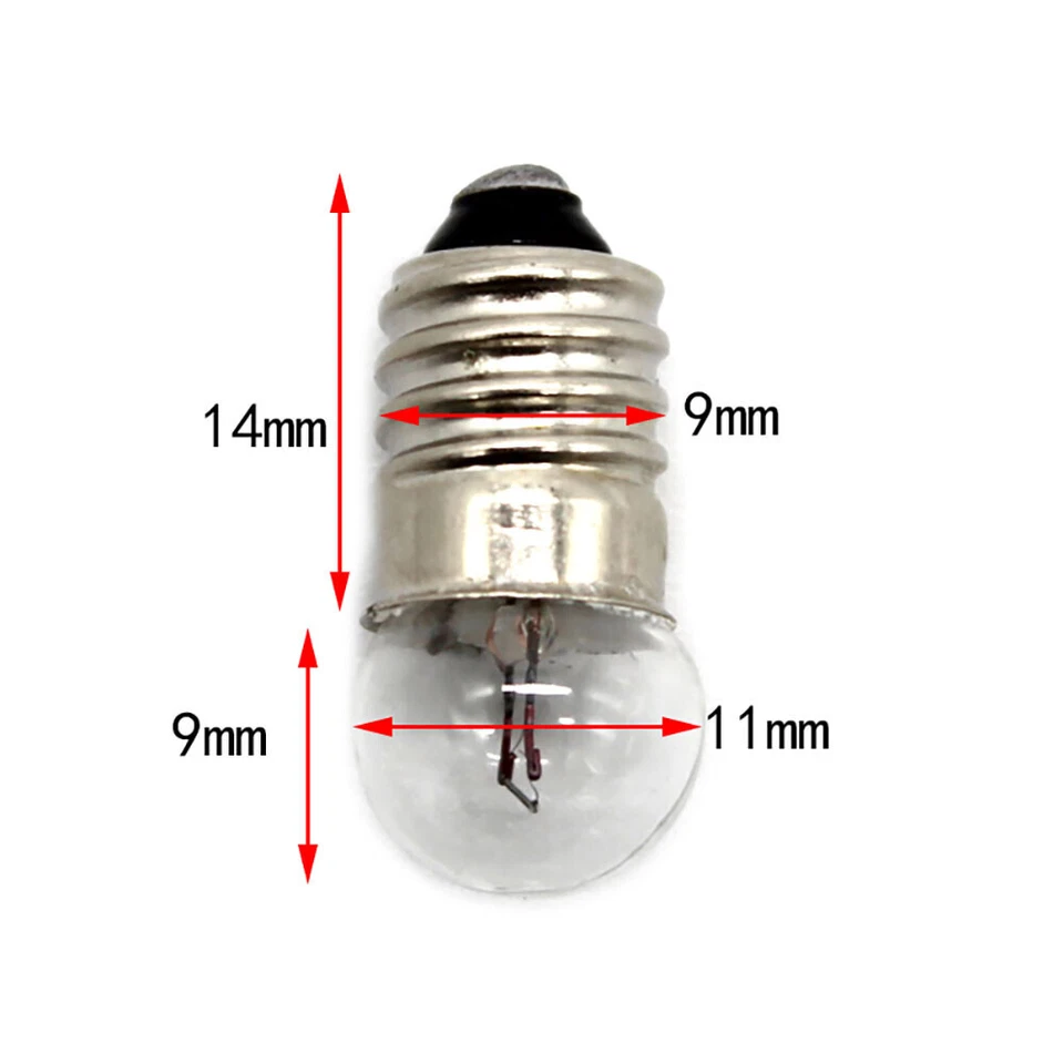 2.5V-12V Mini Small Light Bulb Screw Base Lamp for Physical Experiment DIY Toy - Image 3 of 4