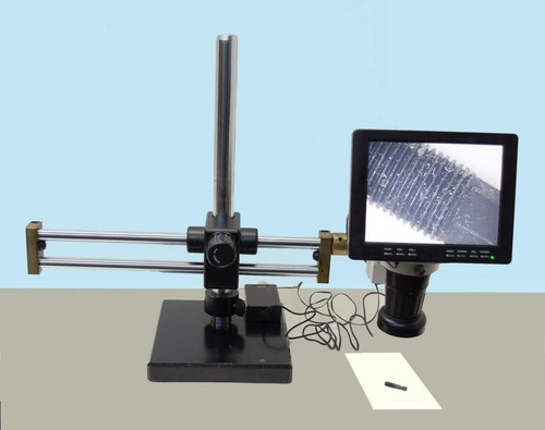 M-LCD MV100411 8” LCD Video Zoom Microscope & boom stand