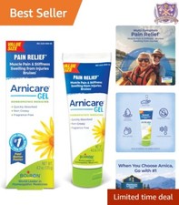 Non-Greasy Arnica Gel for Muscle and Joint Pain Relief   Fragrance-Free 4.2 oz