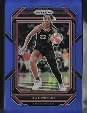 A'ja Wilson 2023 Panini Prizm WNBA #25 Blue Prizm /175