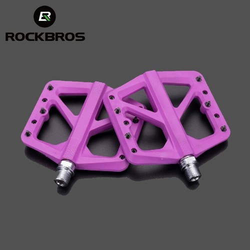 ROCKBROS Bike Pedals MTB Lightweight Nylon Composite 9/16" DU Bearing Pedals - 第 16/16 張圖片