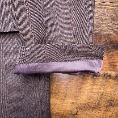 Vintage Austin Reed Suit 44R Gray Pants 35x29 2 Piece Wool - Picture 11 of 24