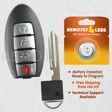 For 2017 2018 Nissan Titan Replacement Remote Keyless Entry SUV Key Fob 4b rs