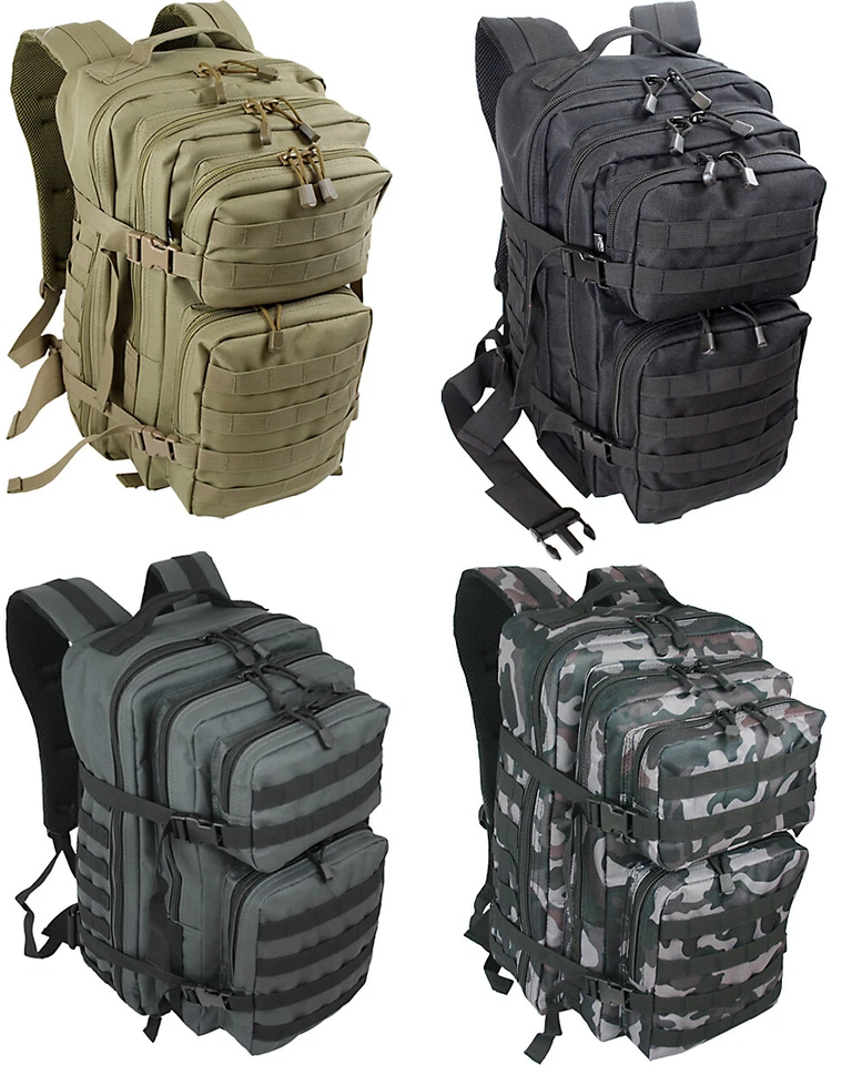 Großer Multifunktions Rucksack 40 L Outdoor Backpack gepolstert Military Molle