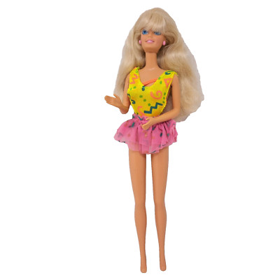 Barbie Doll Mattel Inc 1966 Malaysia Funkey 80s Themed Outfit