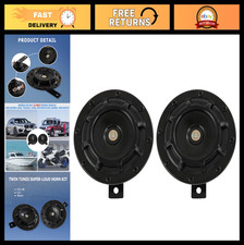 Super Loud 135dB Dual Tone Electric Car Horn Kit 12V for Trucks SUVs Boats