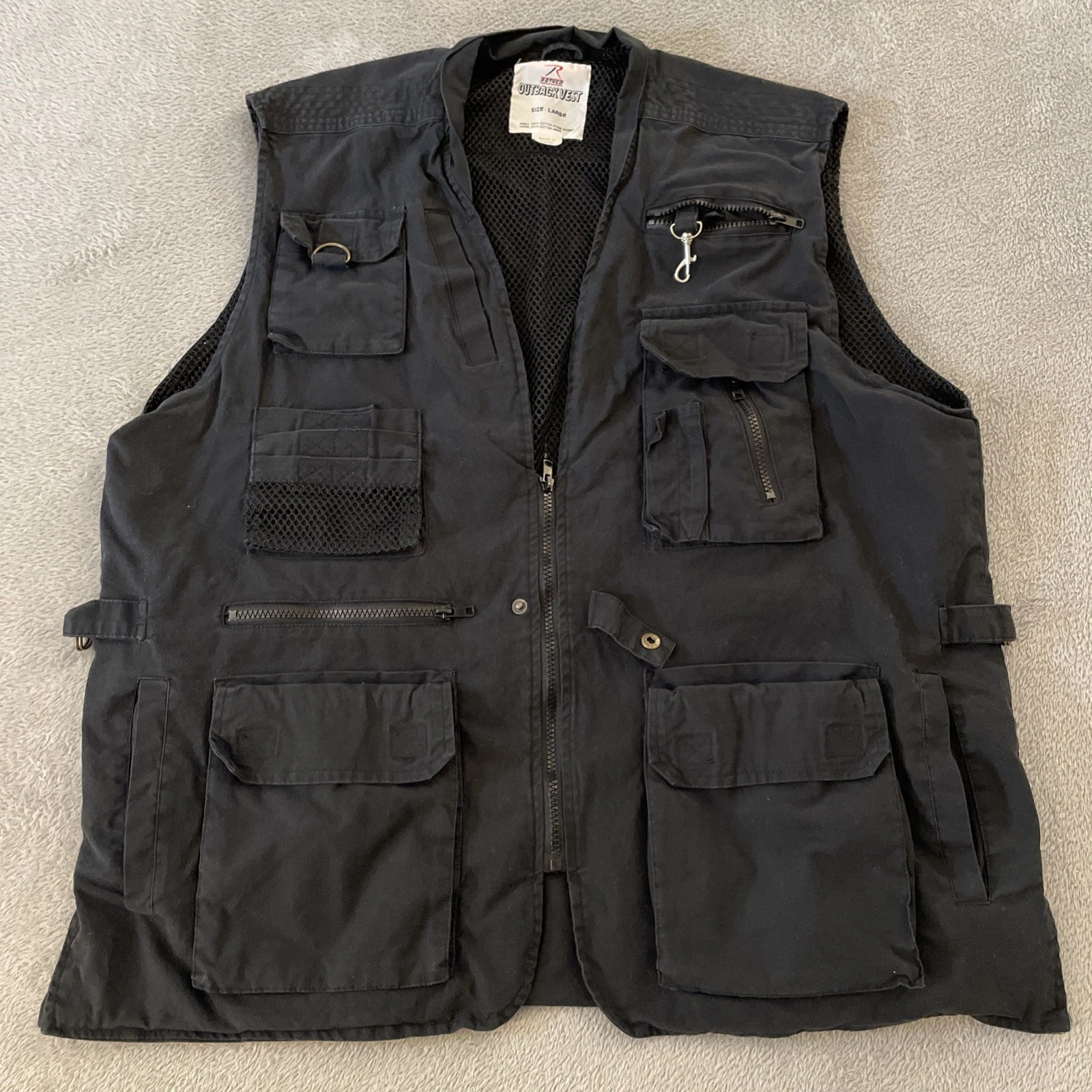 Rothco Outback Vest Mens Large L Multi Pocket Utility Outdoors Fishing Canvas
Opens in a new window