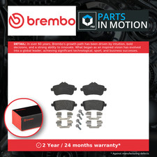 Brake Pads Set fits MERCEDES GLE250D W166 2.2D Rear 15 to 18 OM651.960 Brembo