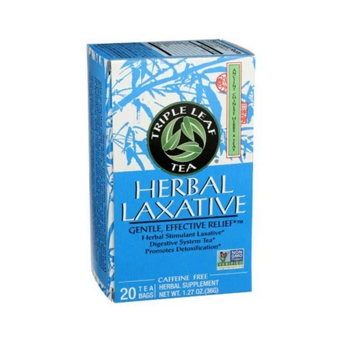 Triple Leaf Tea, Herbal Laxative Tea, 20 Bags