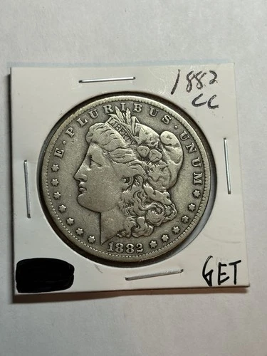 1882-CC Morgan Silver Dollar VF Tough Date Circulated CC