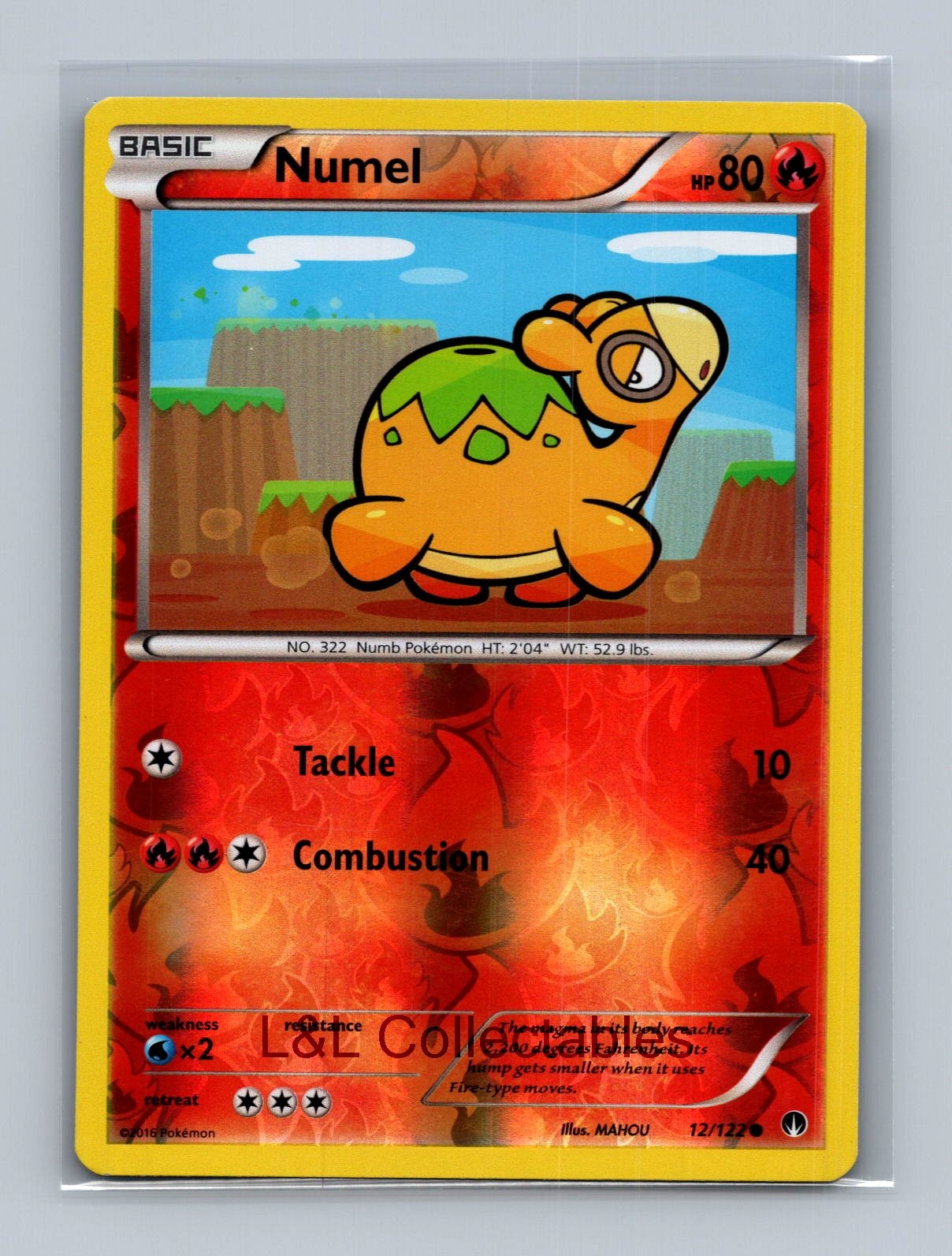 Numel #12/122 Reverse Holo XY - BREAKpoint