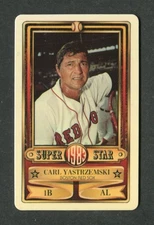 Carl Yastrzemski 1983 Perma-Graphic MLB Baseball Super Star Credit Card