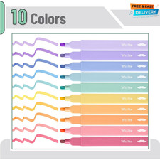 Mr. Pen- Aesthetic Bible Highlighters No Bleed 10 Pack, Pastel Colors