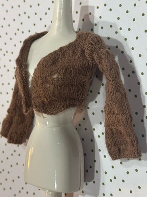 Barbie Fashion Fever / My Scene Boho Style Brown Sweater   Mattel  
