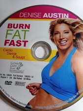 DENISE AUSTIN BURN FAT FAST DVD DISC ONLY USED FREESHIP NOTRACKING