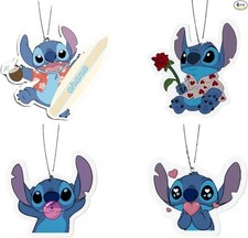 4 Pack Car Air Freshener Cartoon, Accessories Cute for Women Girls An Color: A