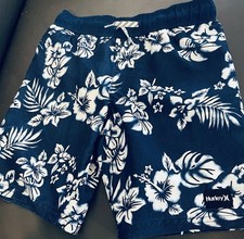 Hurley Board Shorts Swimsuit Boys Sz 7 Summer Vacation Beach Ocean