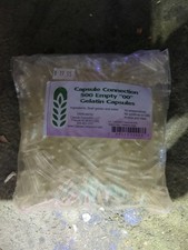 Empty Gelatin Capsules "00 Size" 500ct. ($19.99 Msrp)