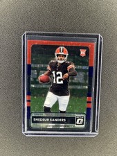 2025 Donruss Optic - Shedeur Sanders Rookie Retro Purple Star /25 FOTL #3