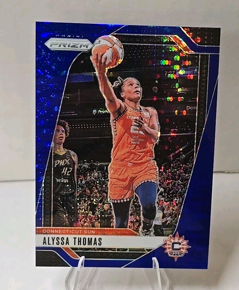 2024 Panini Prizm WNBA #44 Alyssa Thomas Blue Pulsar Prizms 128/199 Connecticut