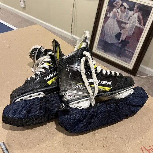 Bauer Vapor X4 Hockey Skates Junior US Size 2 / Pre-owned With Blade Protectors