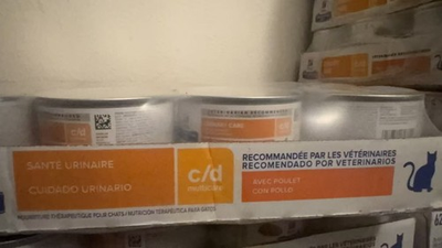 #ad C D Urinary Care Multicare Wet Cat Food 48 cans x 5.5 oz $103.00
