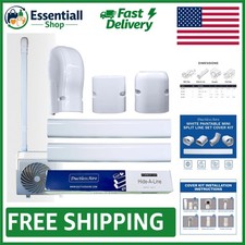 Weather-Resistant Mini Split Cover Kit - Customizable 3  x 7.5 ft Ideal for AC