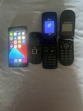 Apple LG Motorola Mixed Lot Smartphones and Flip Phones LG420G