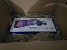 KRAKEN ELITE RGB 360 BLACK AIO LIQUID COOLER ...