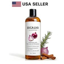 EXCALVO Shampoo 7oz With Rosemary Oil, Red Onion, Cinnamon, Prevent Hair Loss  
