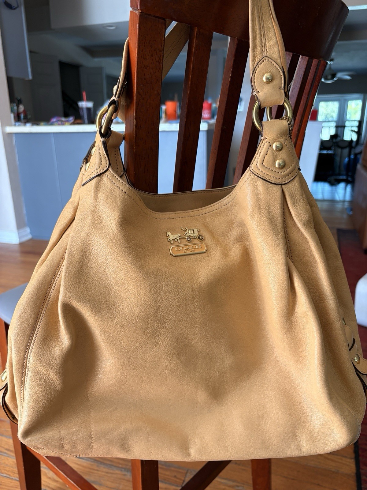 RARE VTG Coach #14313 Hobo Madison Maggie  Leather Shoulder Bag