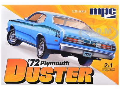 #ad SKILL 2 MODEL KIT 1972 PLYMOUTH DUSTER 2 IN 1 KIT 1 25 SCALE BY MPC MPC1006 $30.87