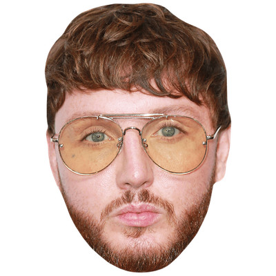 James Arthur (Glasses) Big Head. Larger than life mask.