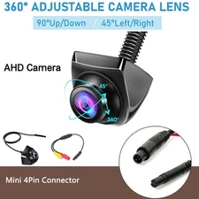 Car Rear View Reverse Camera Parking Backup HD Night Vision Waterproof 4pin