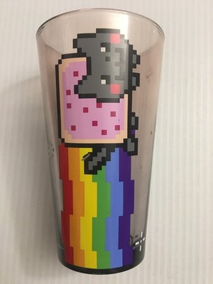 2013 Nyan Cat Glass Tumbler Nyanify Toon Labs Ink