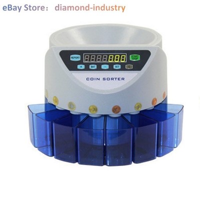 A 1PC Euro, Pound Sterling, Malasia, Dubai Coin Electronic Sorting Machine