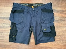 Snickers Workwear 6151 Shorts Navy/Black Stretch Holster Pockets Size 60 W 44”