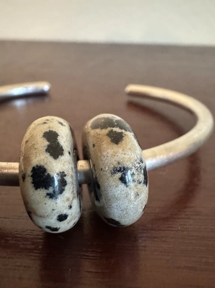 Trollbeads LE Jaspe Dálmata Desde 2013 Summer Stones Lanzamiento, Dije Retirado Foto 2 de 4