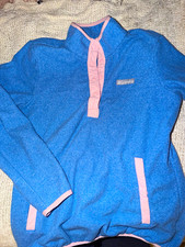 Columbia Snap-T Womens Blue/Pink Pullover Jac...