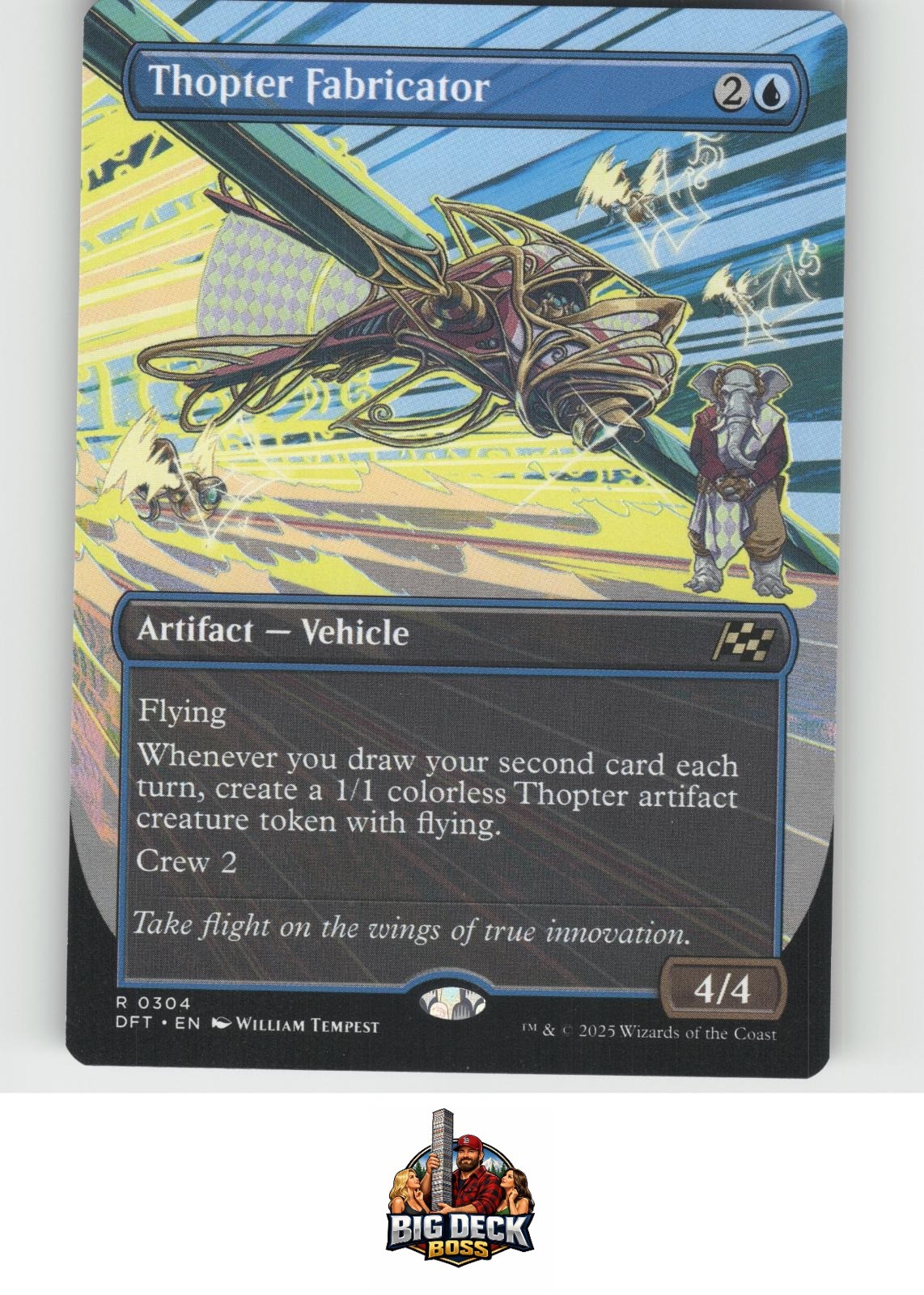 THOPTER FABRICATOR (BORDERLESS) AETHERDRIFT MAGIC: THE GATHERING NM/M