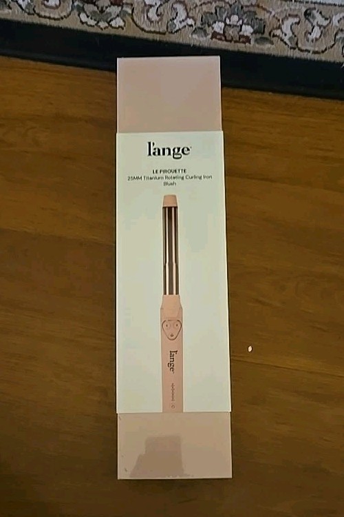l’ange Blush 25mm 1” Le Pirouette Titanium Rotating Curling Iron New Sealed Box