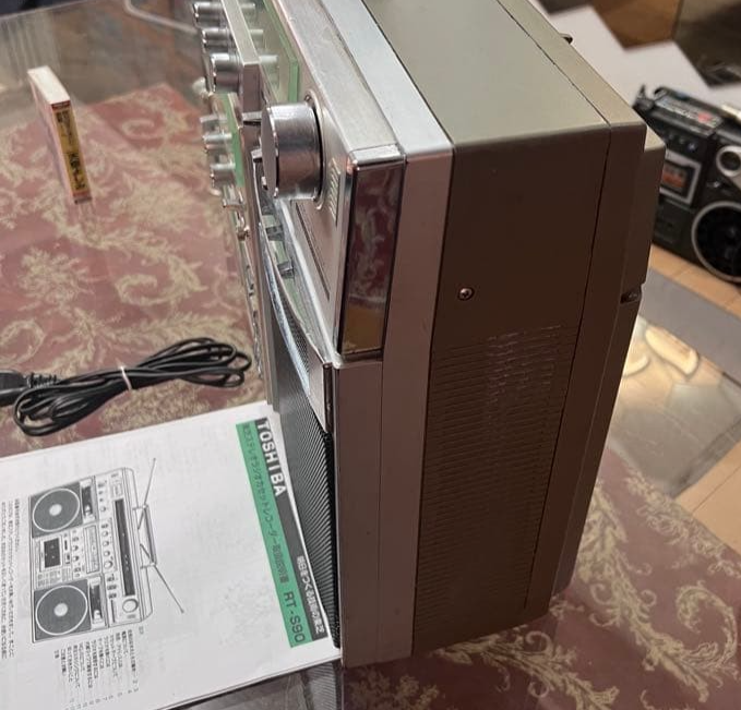 Toshiba RT-S90 BomBeat Address Boombox Cassette Radio Japan Manual