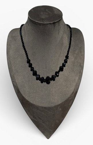 Vintage Necklace Faceted Graduated Glass Beads Sparkly Costume Jewellery Gift