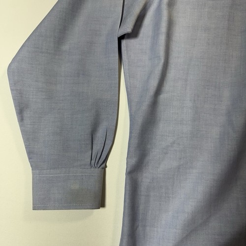 Brooks Brothers Herren SLIM FIT bügelfrei Tasche blau gestreift Anzughemd 16-35 - Bild 12 von 12