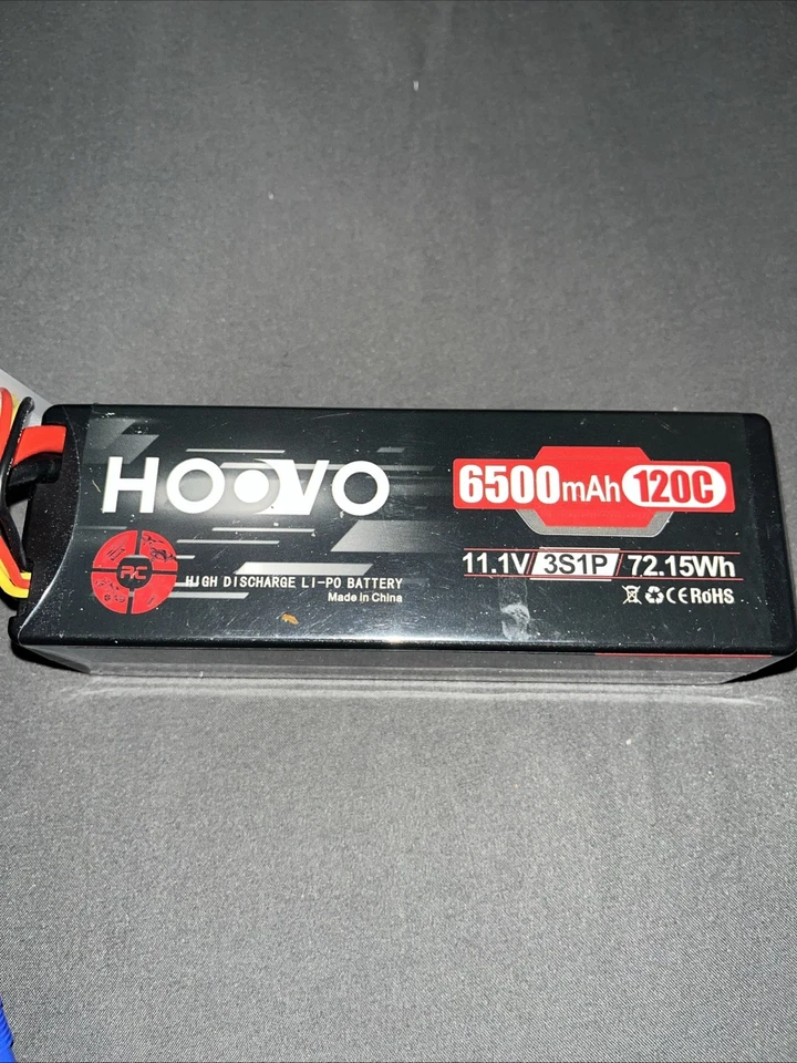 Hoovo 3S1P Li-Po Battery Pack 120C 6500mAh 11.1V 72.15Wh R/C High Discharge - Image 2 of 4
