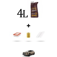 Hoffcar Set Service 3 Filter Und 4L ÖL FüR Ds4 II 1.6 Puretech 165Kw Von