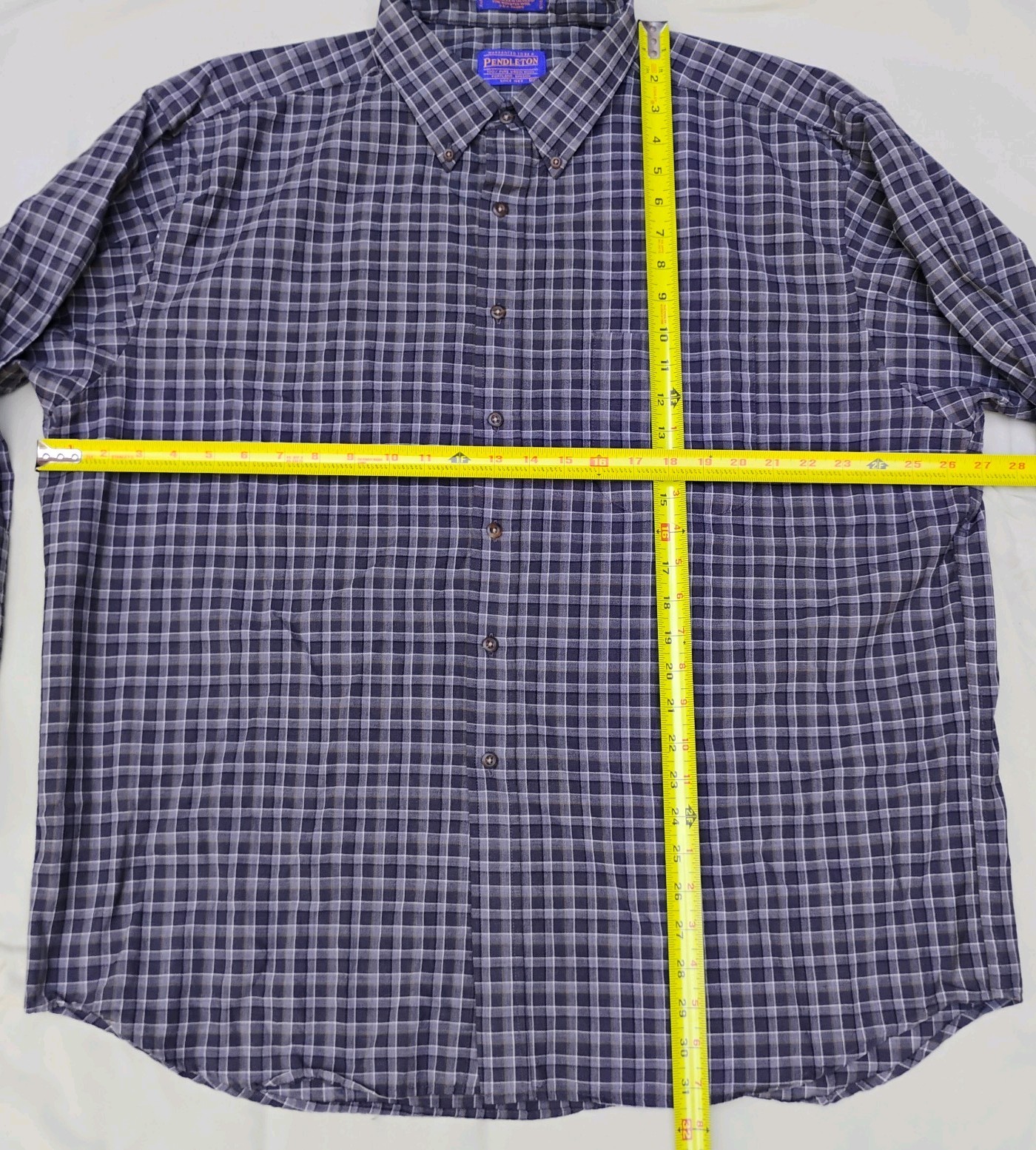 Pendleton Sir Pendleton 100% Wool Button Down Gre… - image 7
