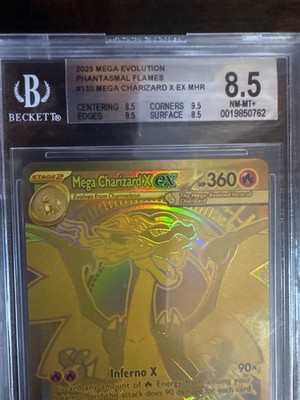 Mega Charizard X ex 130/094 Me02: Phantasmal Flames Holo for sale