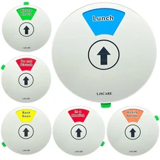 Office Door Sign Please Knock/Out To Lunch/Do Not Disturb/In a Meeting/Back S