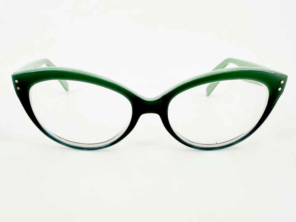 Monturas de gafas Jean Lafont Phedre 4019 verde fundido 52[]16-138 ojo de gato L136 Foto 2 de 4